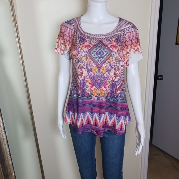 Colorful Patterned Dress - Picture 2 of 5